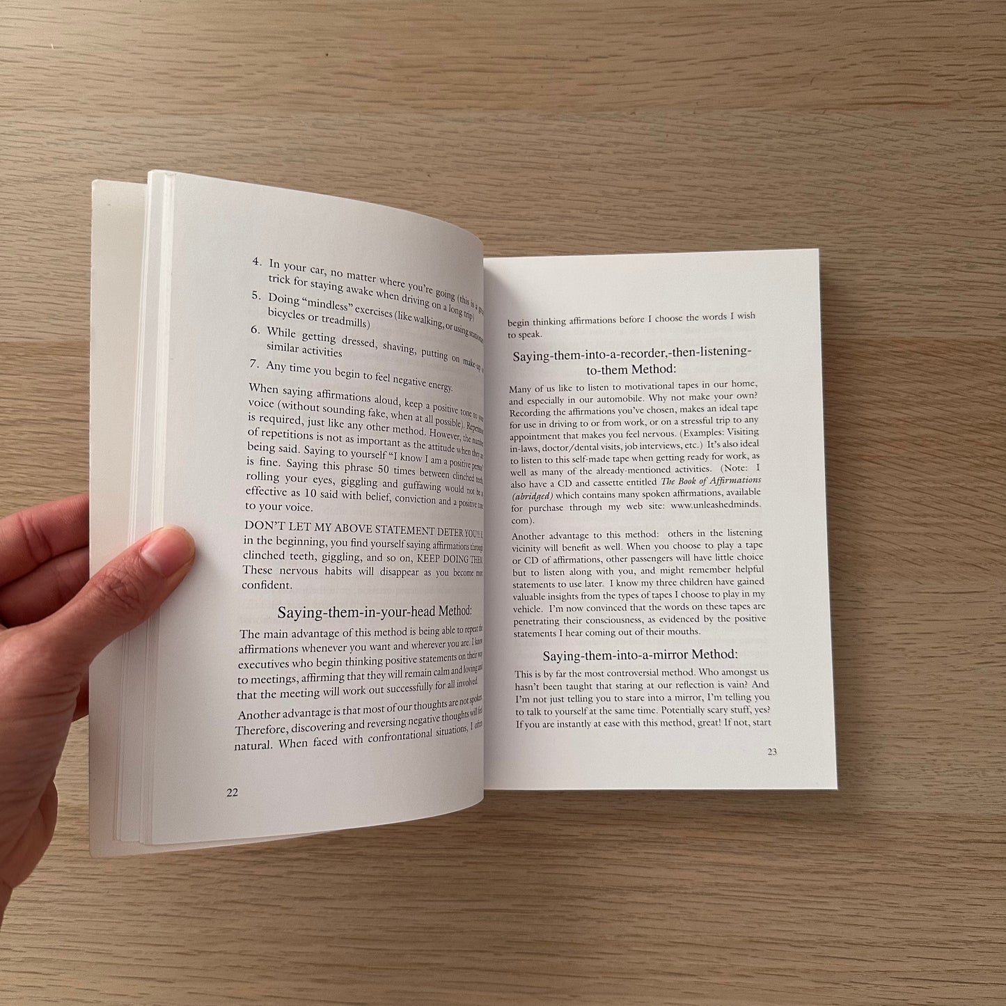 The Book of Affirmations | Paperback | Sharon Flaine
