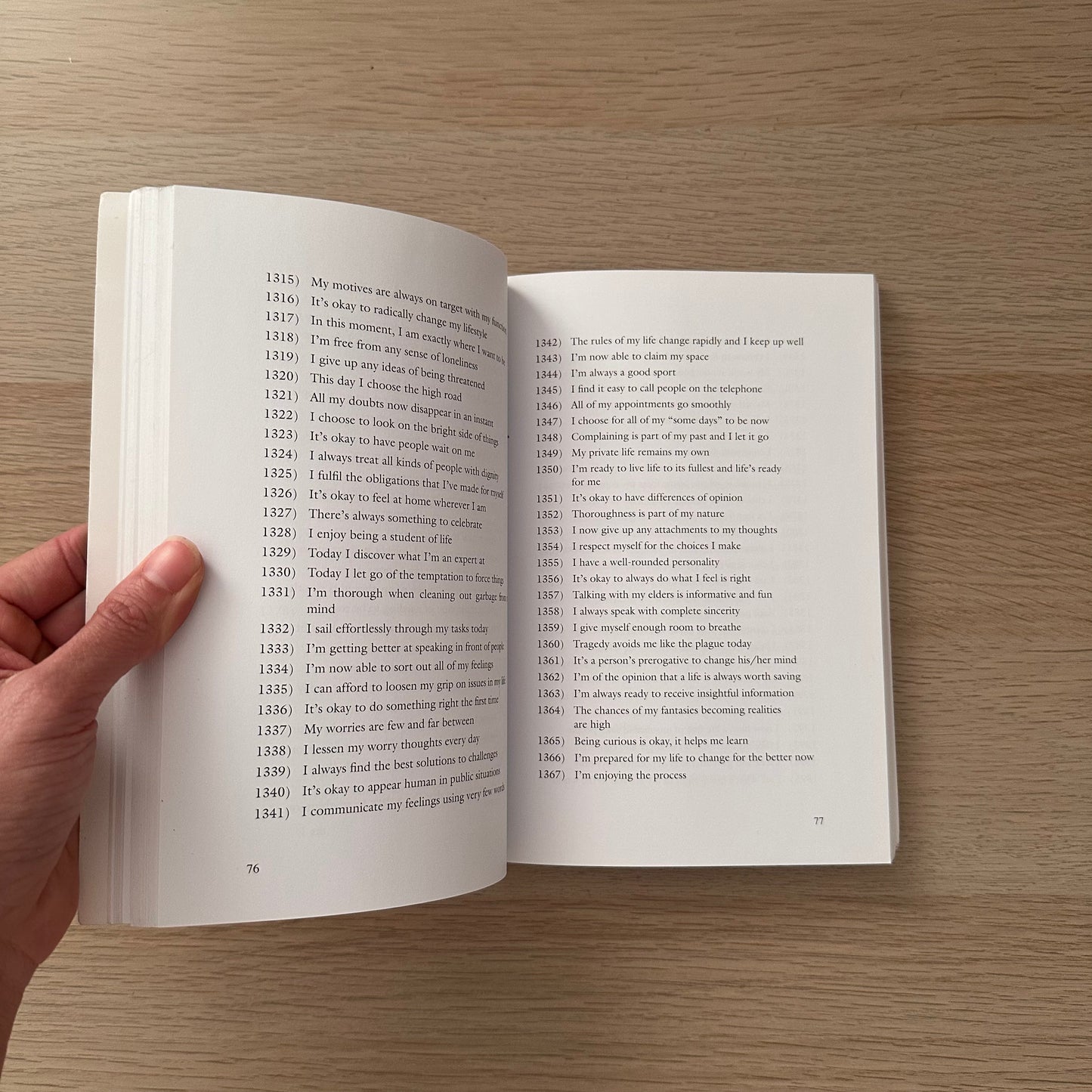 The Book of Affirmations | Paperback | Sharon Flaine