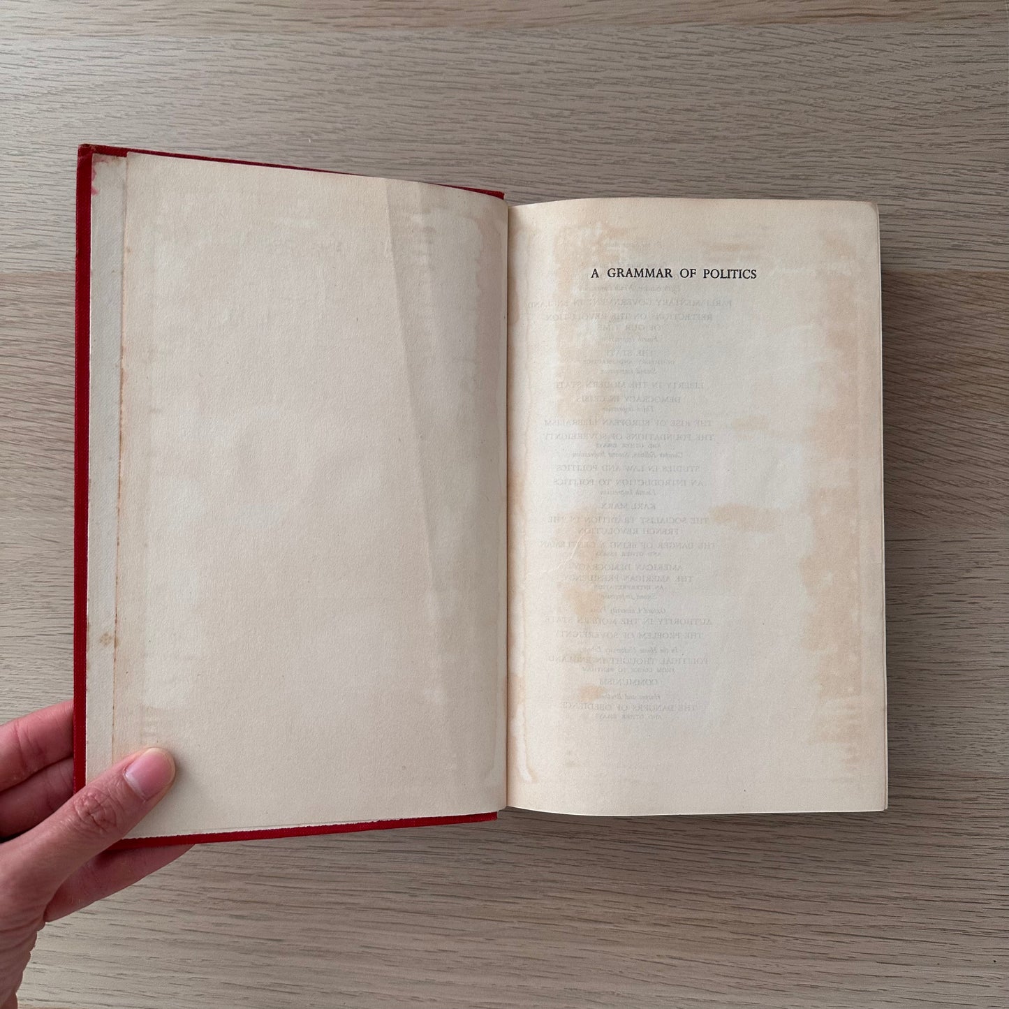 A Grammar of Politics | 1948 | H.J. Laski