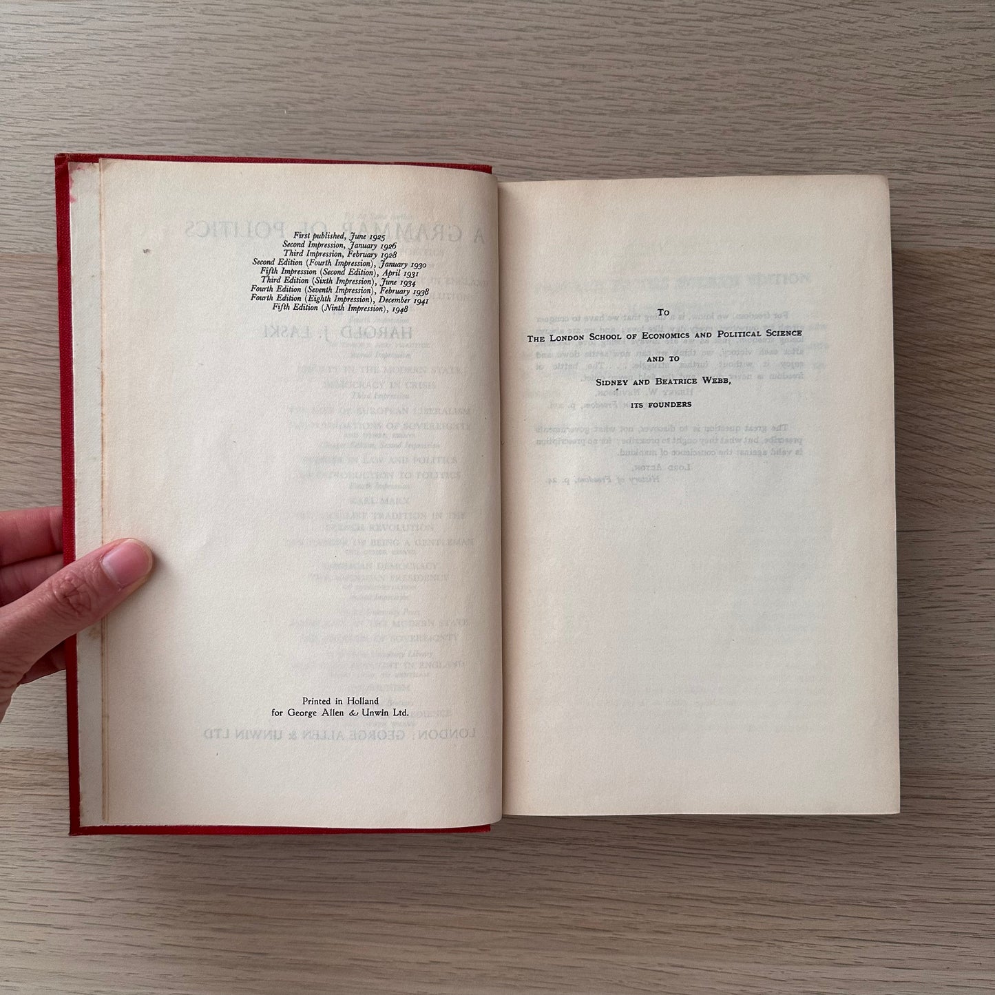 A Grammar of Politics | 1948 | H.J. Laski