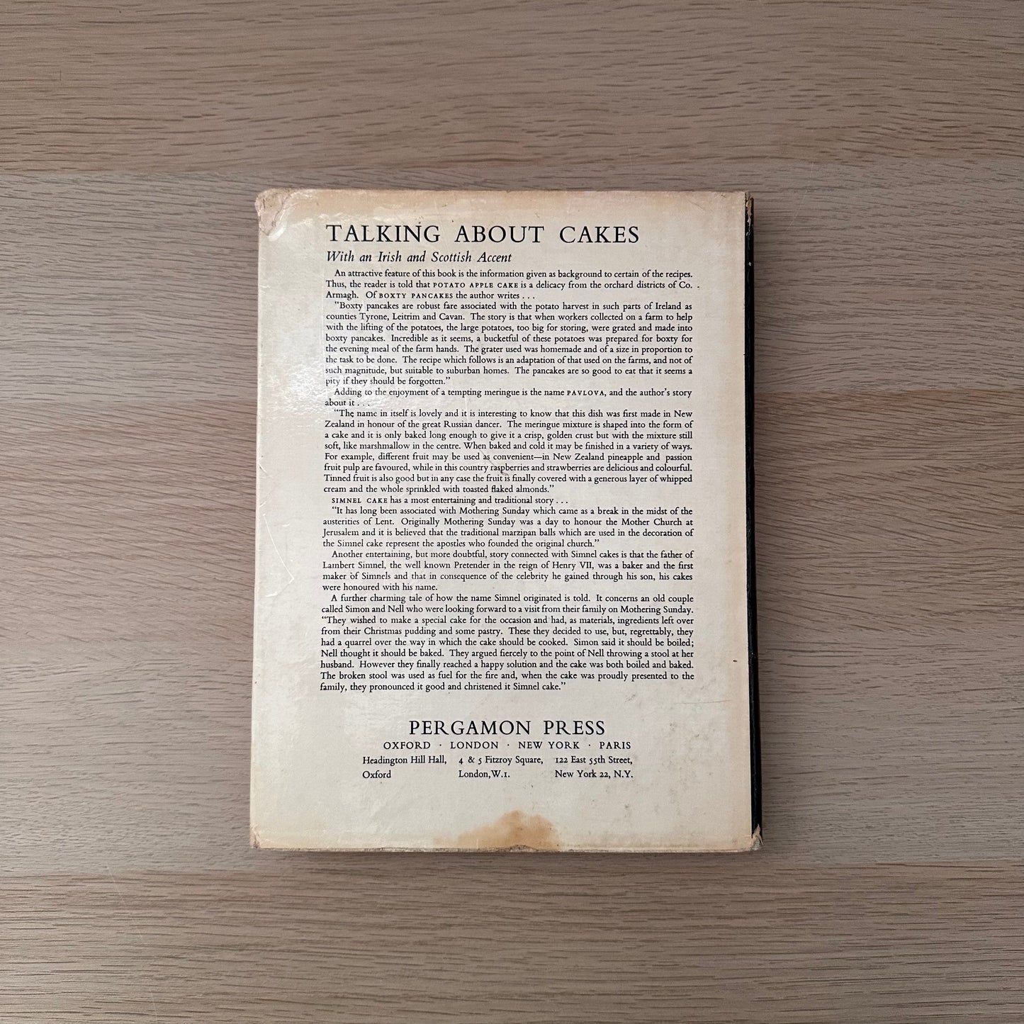 Talking about Cakes with an Irish and Scottish Accent | 1965 | Margaret Bates