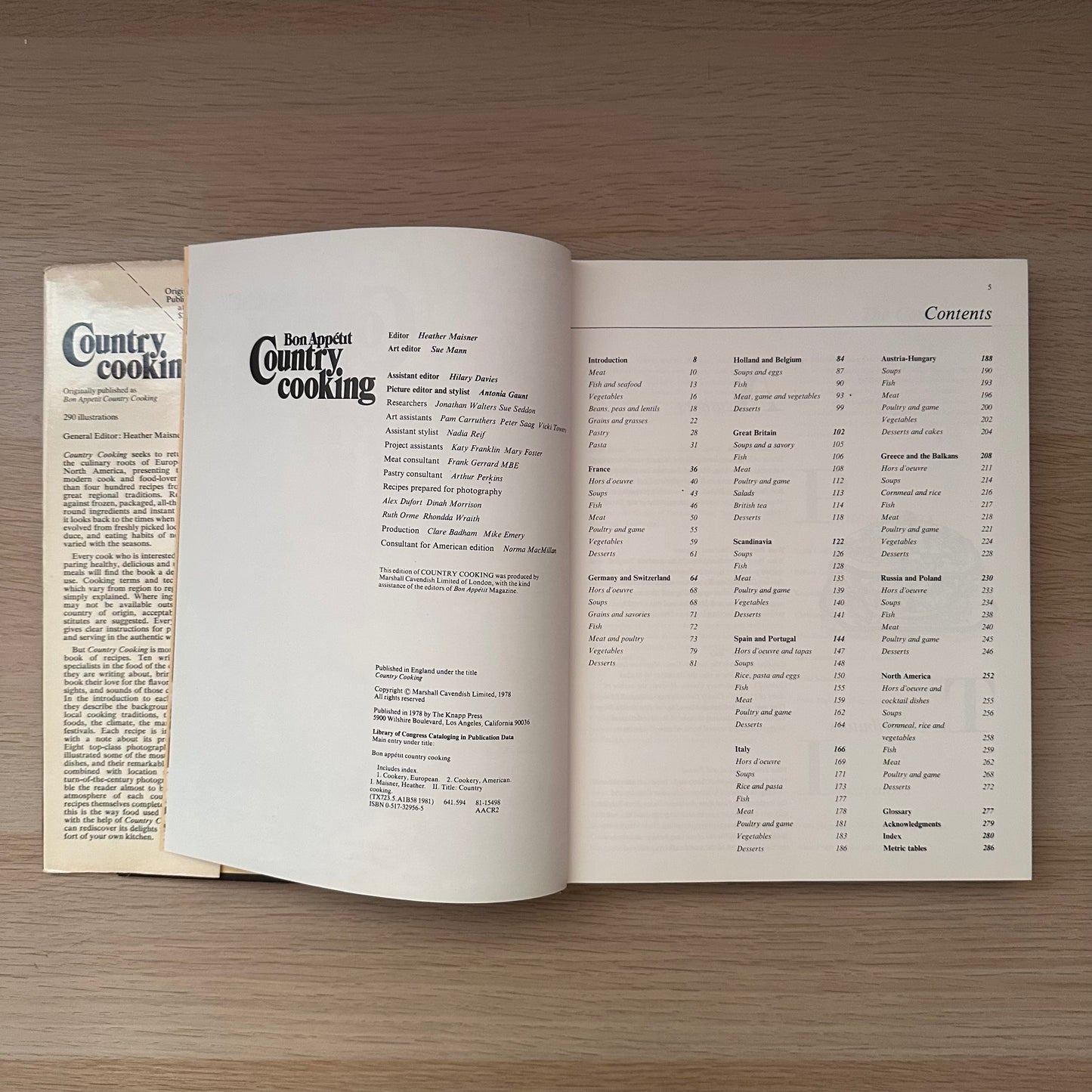 Country Cooking: Regional and Traditional Recipes of Europe and North America | 1978 | Heather Maisner