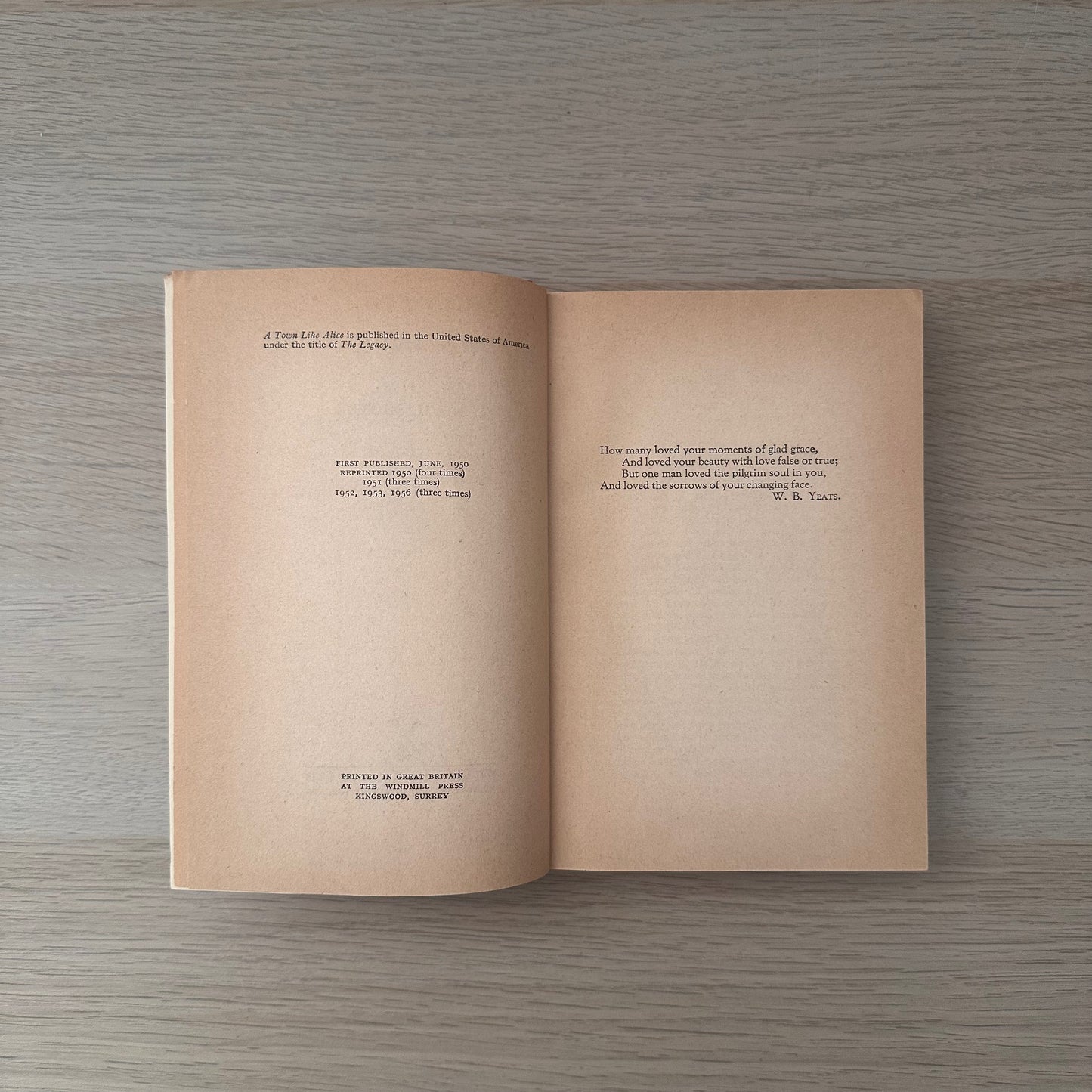 A Town Like Alice | 1956 | Neville Shute