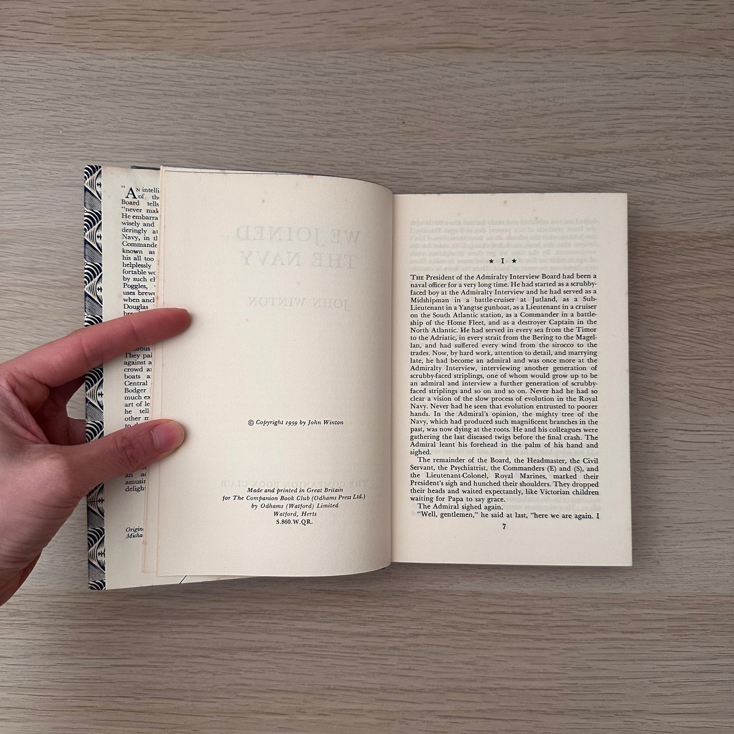 We Joined the Army | Companion Book Club | 1960 | John Winton