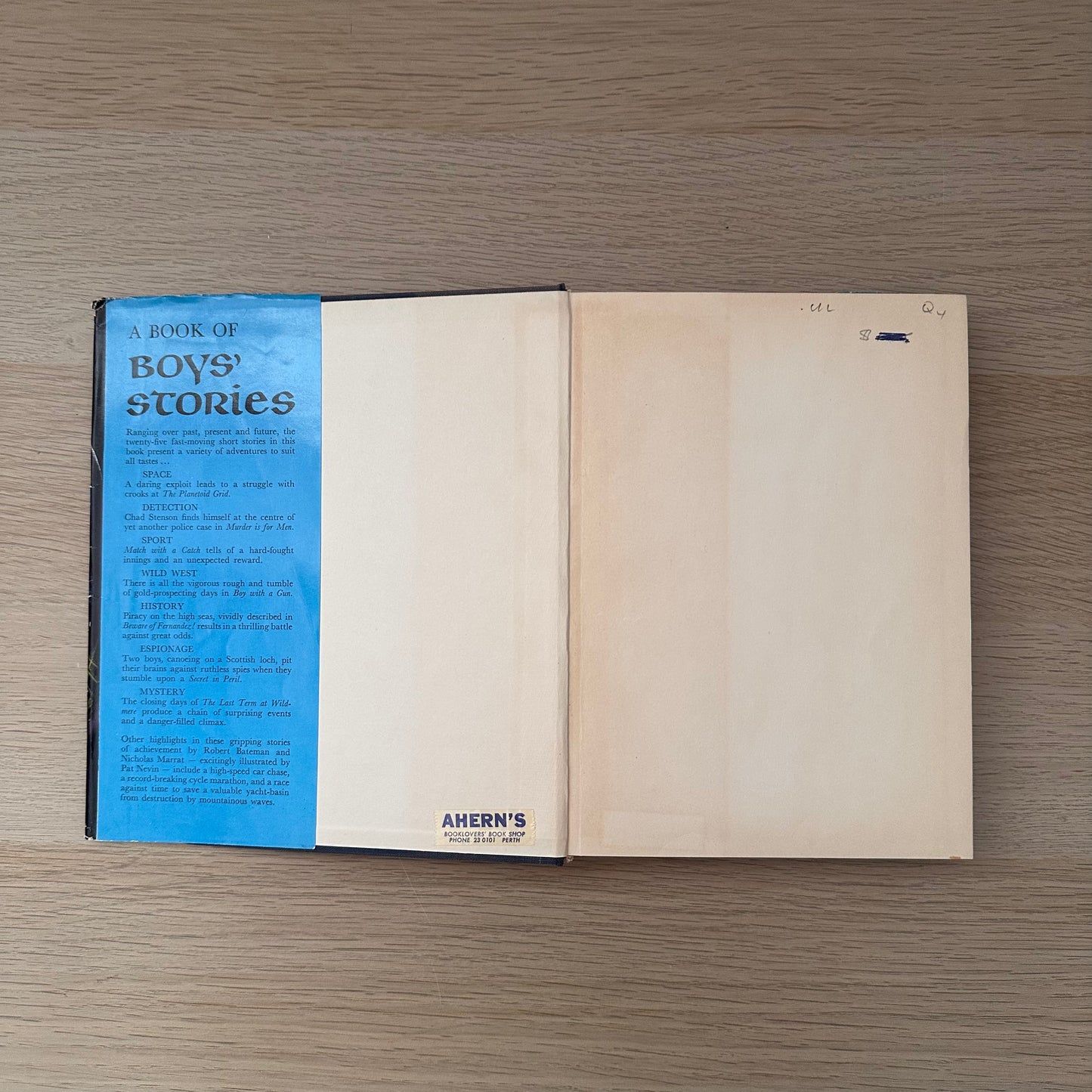 A Book of Boys' Stories | 1968 | Robert Bateman & Pat Nevin