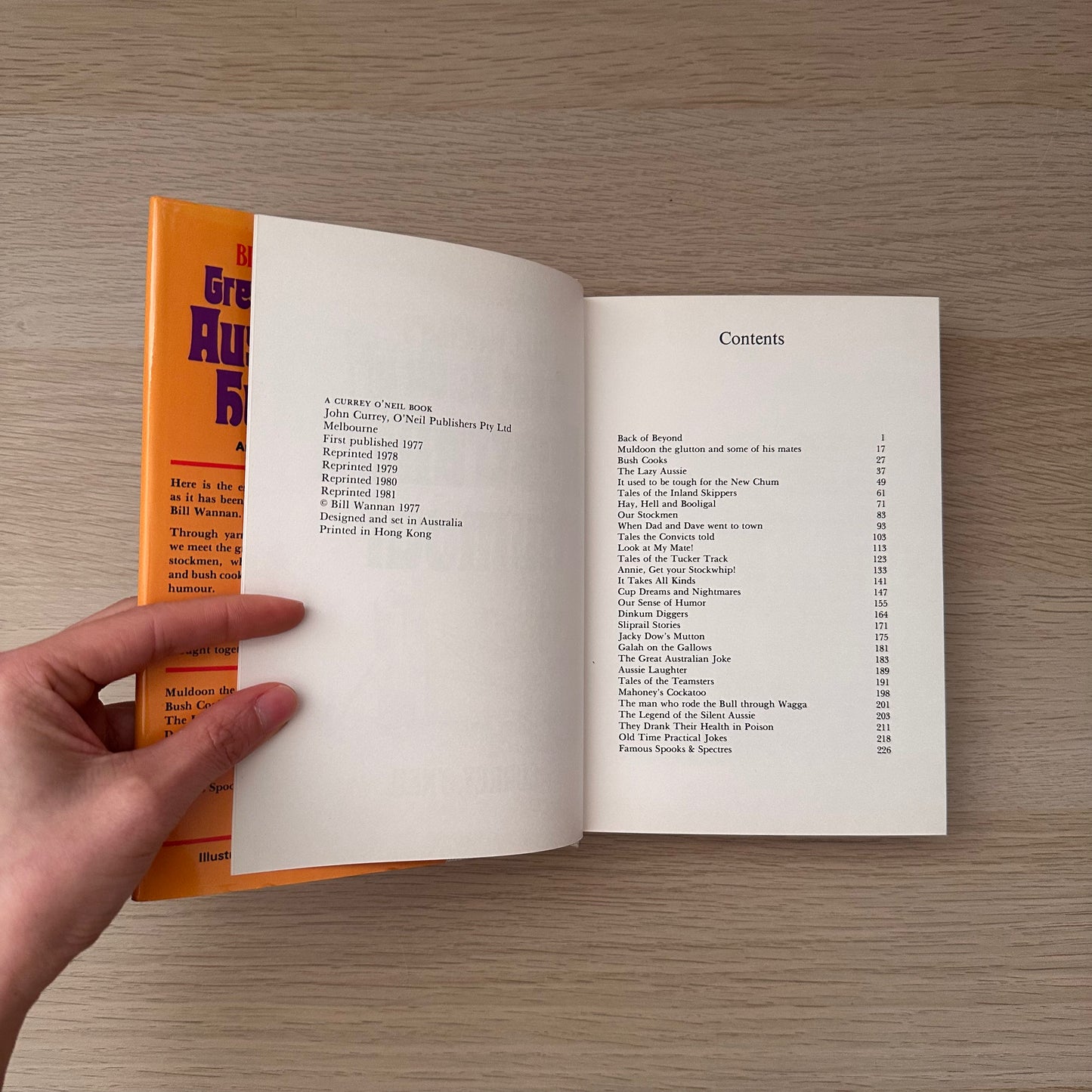 Bill Wanna's Great Book of Australian Humour | 1981 | Bill Wanna
