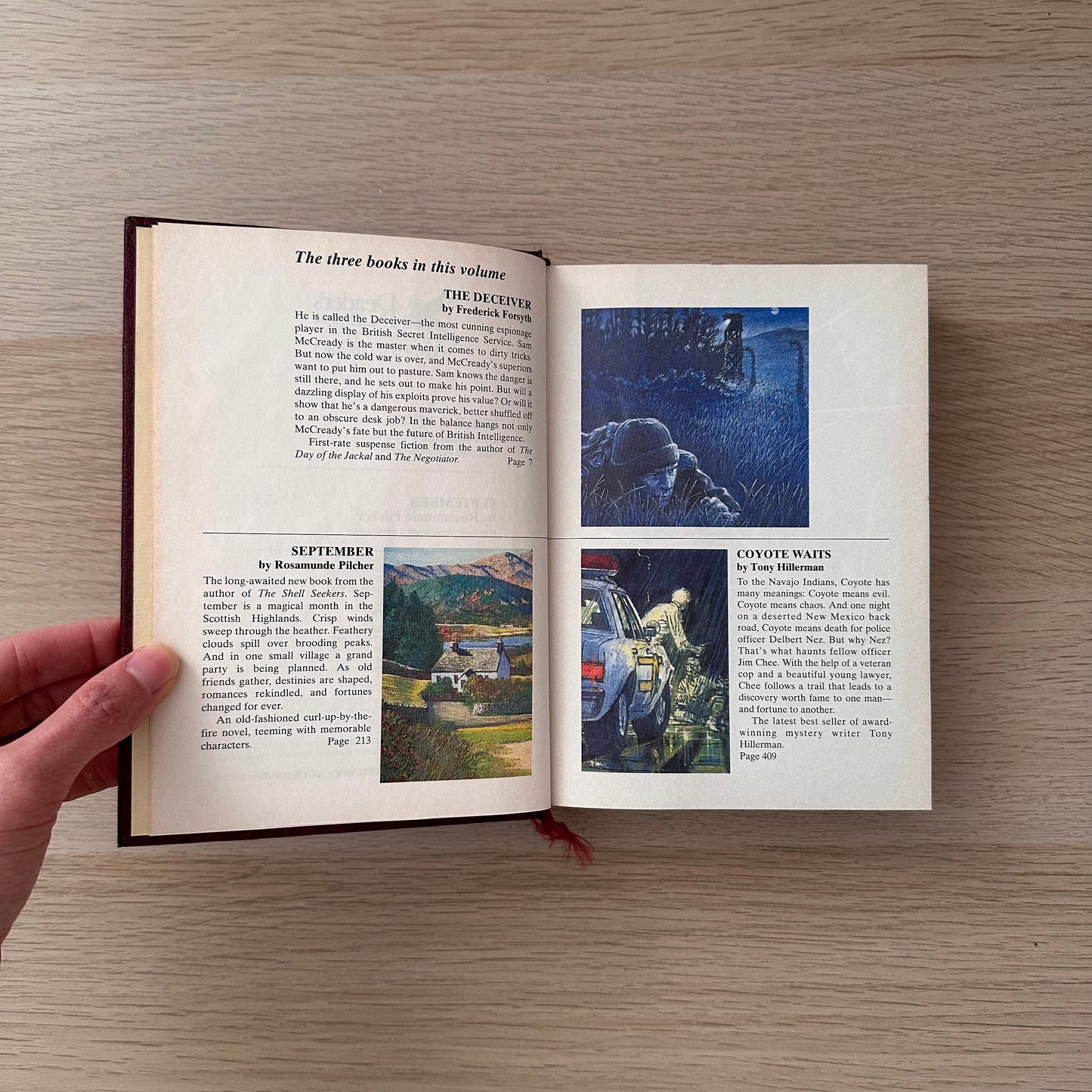 Readers Digest Condensed Book | 1992 | Hardcover | Frederick Forsyth, Rosamunde Pilcher, Tony Hillerman