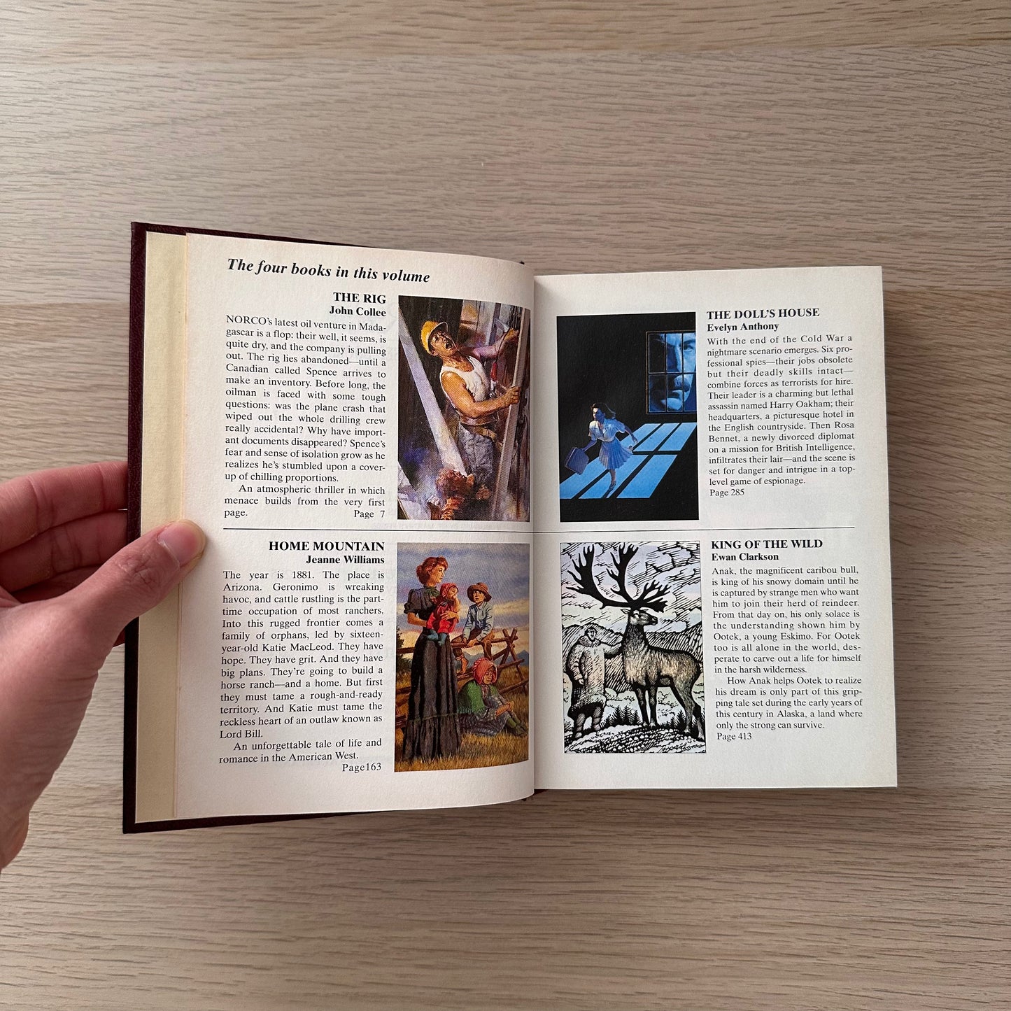 Readers Digest Condensed Book | 1993 | Hardcover | John McEvoy, Jeanne Williams, Tania Carver, James Aldridge