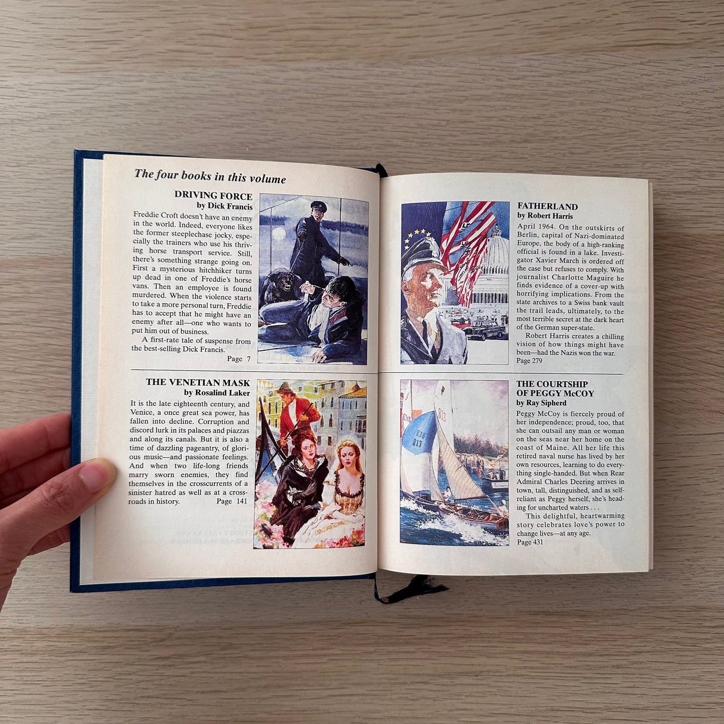 Readers Digest Condensed Books | 1994 | Dick Francis | Rosalind Laker | Robert Harris | Ray Sipherd