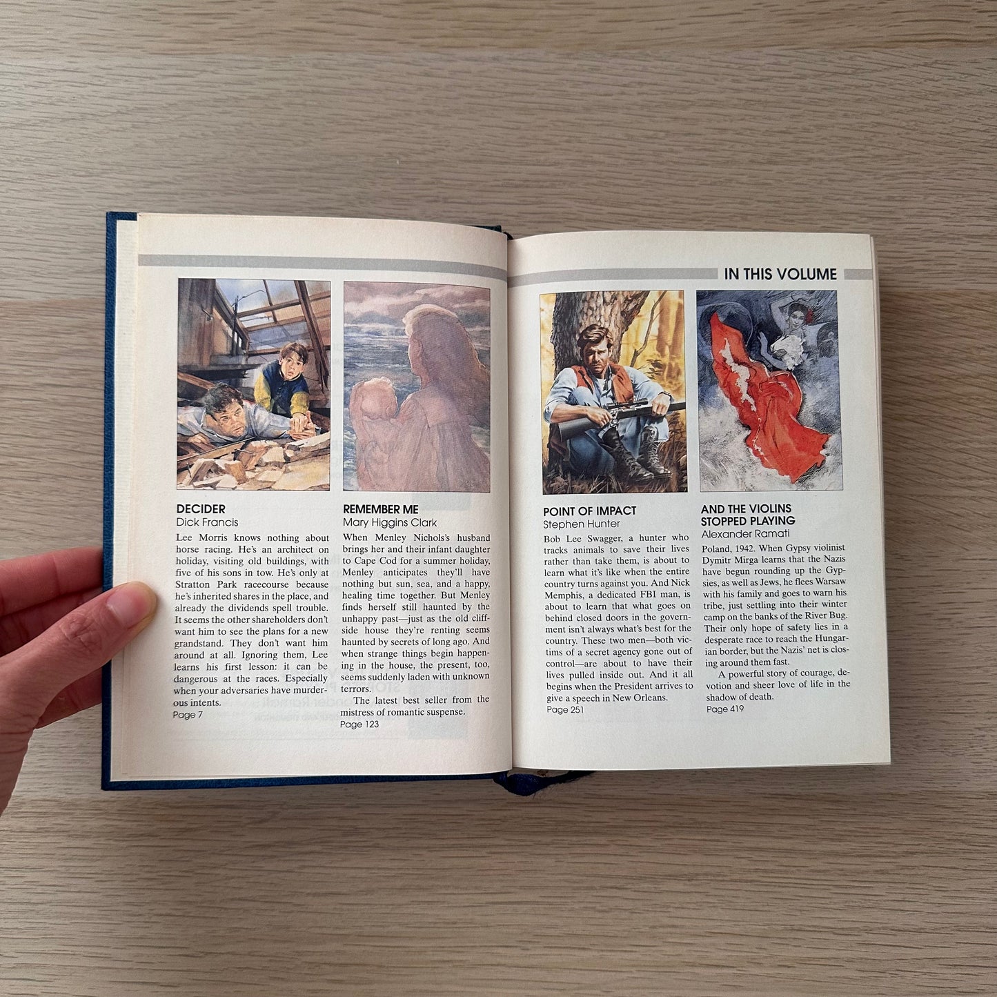 Readers Digest Condensed Books | 1995 | Dick Francis, Mary Higgins Clark, Stephen Hunter, Alexander Ramati