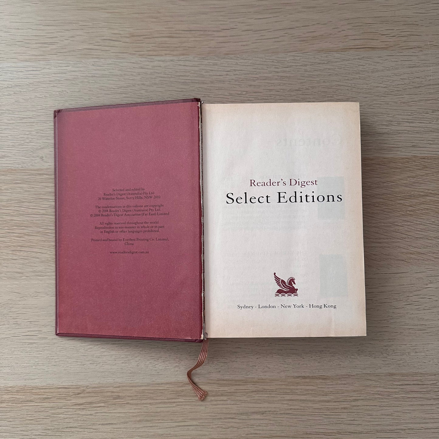 Readers Digest | Select Editions | 2004 | John Grisham | Susan Hill | Douglas Preston | Mark Haddon