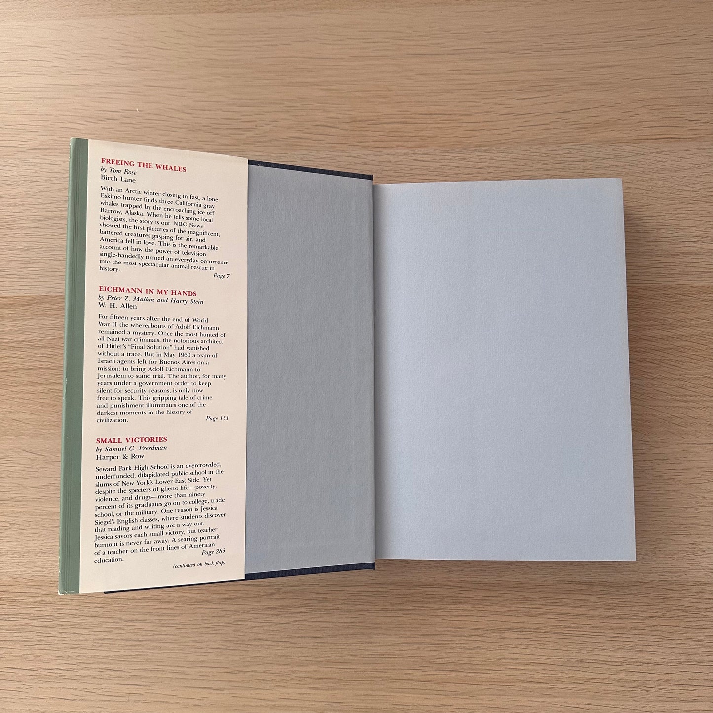 Readers Digest | Today's Best NonFiction | 1990 | Tom Rose | Peter Z. Malkin & Harry Stein | Samuel G. Freedman | Joseph Salerno & Stephen J. Rivele