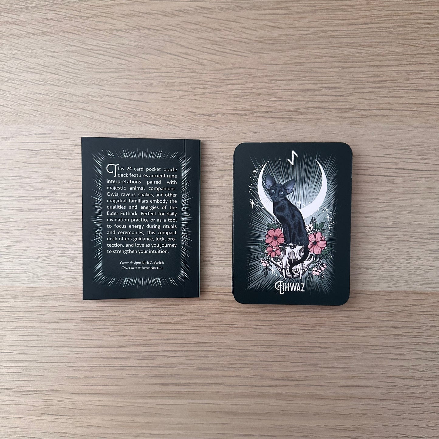 The Witch’s Familiar Runic Oracle | Athene Noctua | Pocket Sized