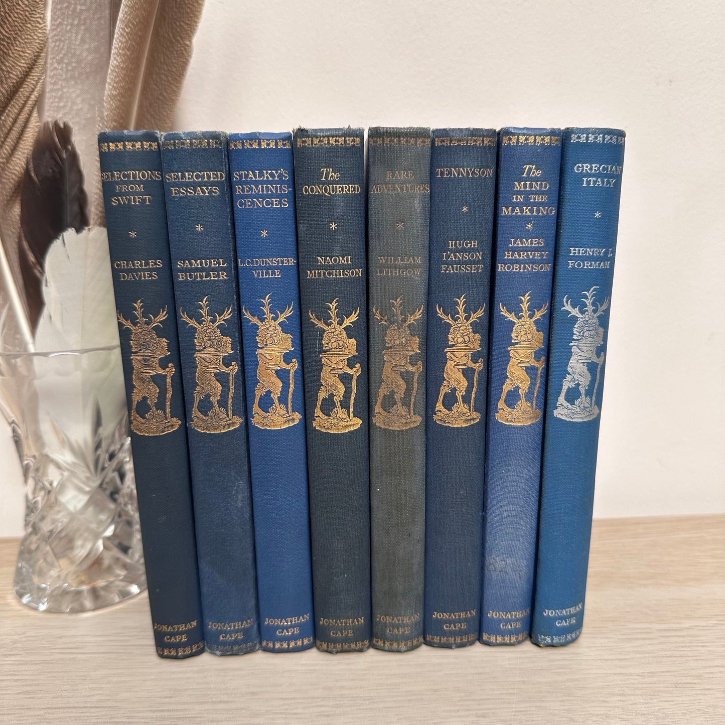 The Travellers' Library | 8 Volumes | Jonathan Cape | 1927 to 1931