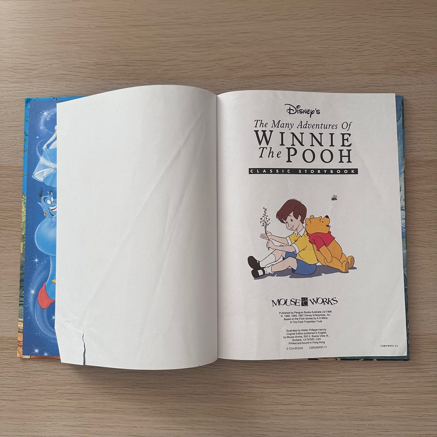 Disney | Classic Storybook | 1998 | The Many Adventures of Winnie The Pooh