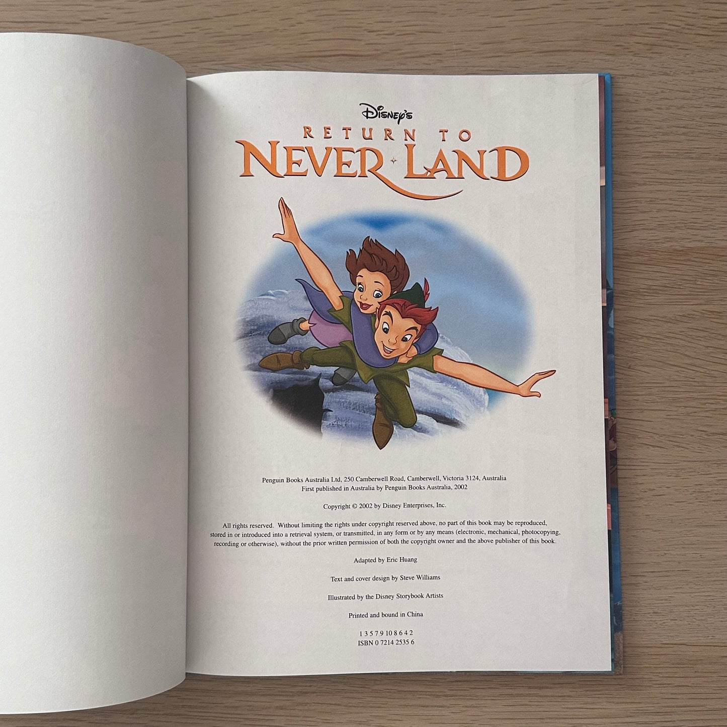 Disney | Ladybird | Classic Storybook | 2002 | Return to Neverland