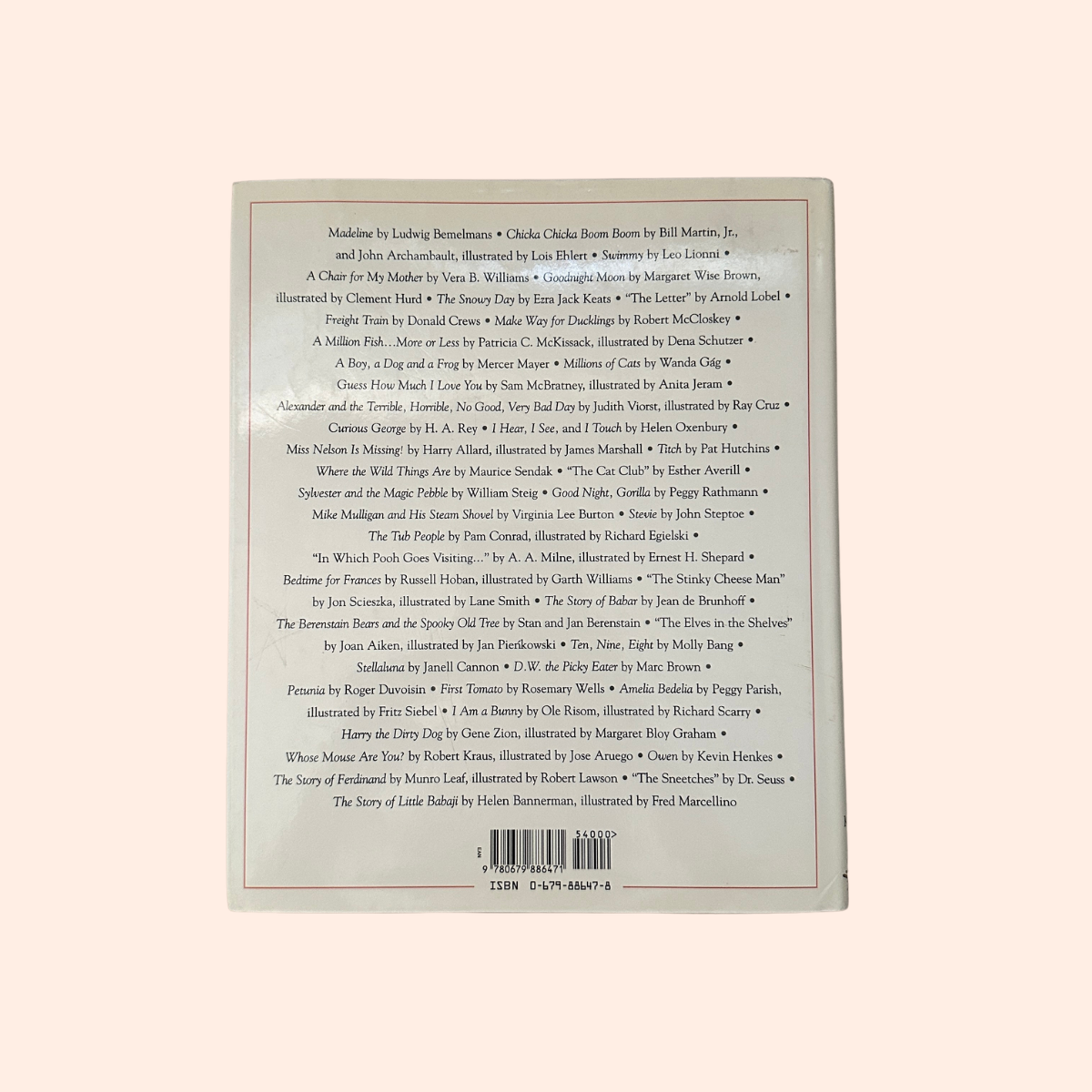 The 20th Century Children's Book Treasury | 1998 | Hardcover | Selected by Janet Schulman
