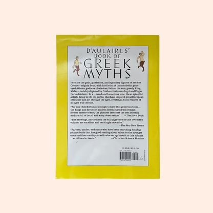 D'Aulaires' Book of Greek Myths | Paperback | 2003 | Edgar Parin & Ingri d'Aulaire