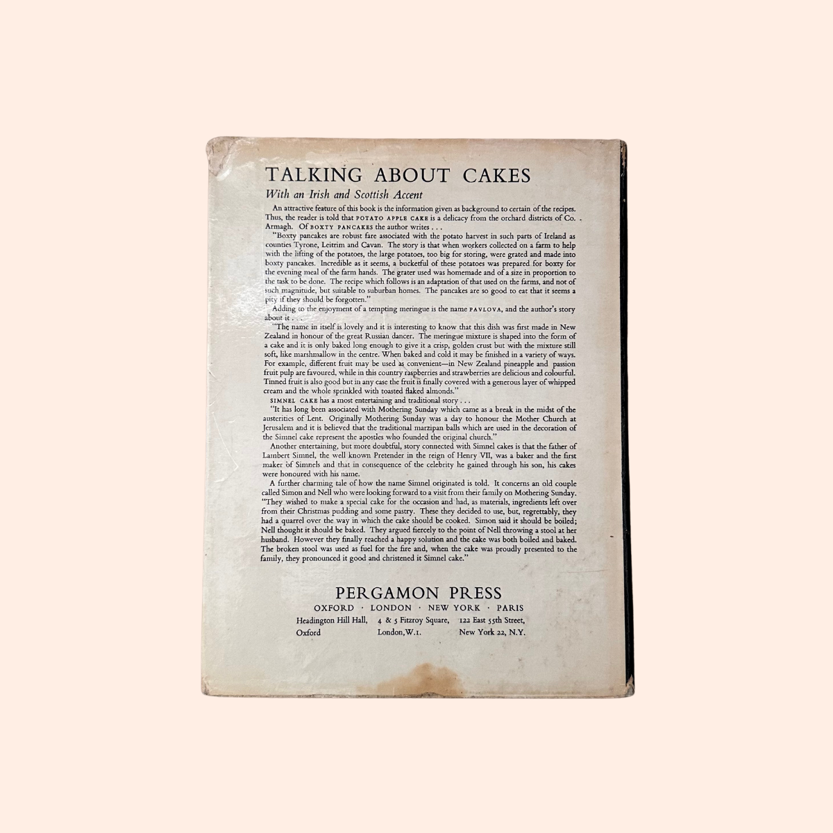 Talking about Cakes with an Irish and Scottish Accent | 1965 | Margaret Bates