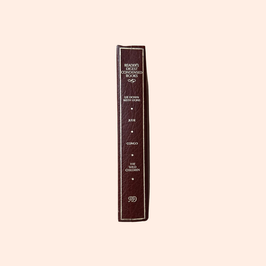 Readers Digest Condensed Books | 1987 | Hardcover | Ken Follett, Catherine Cookson, Michael Crichton, Felice Holman