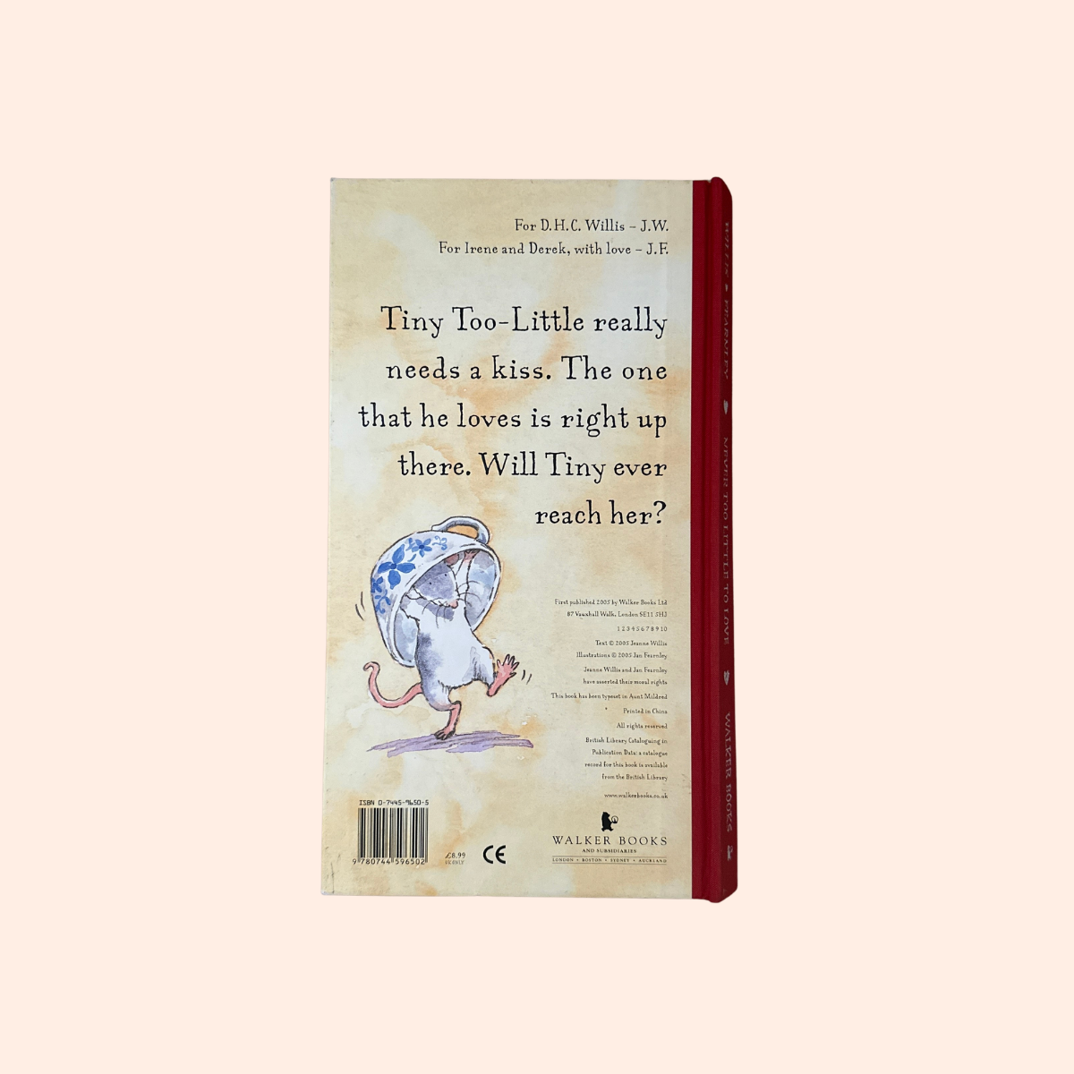 Never Too Little to Love | Hardcover | Jeanne Willis & Jan Fearnley