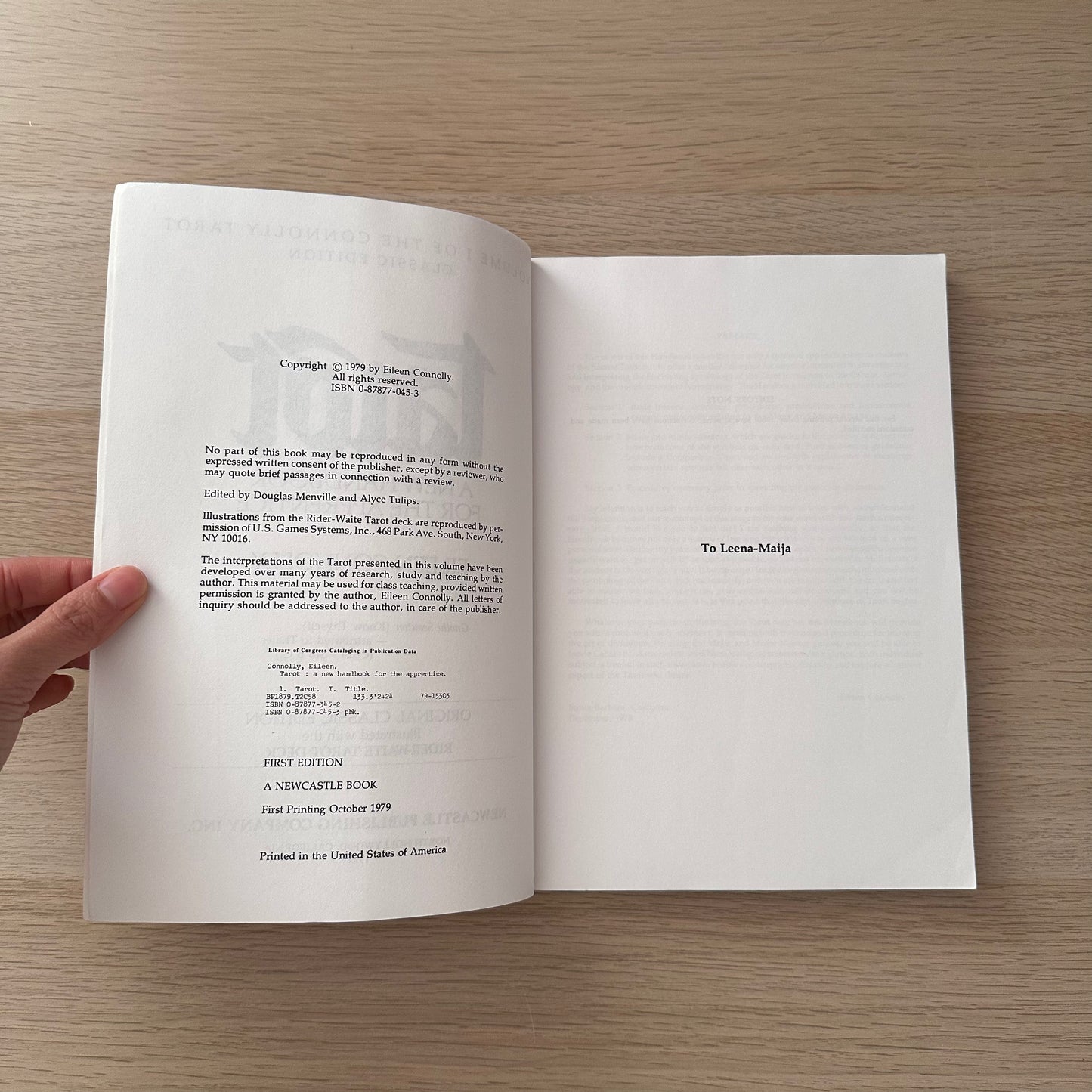 Tarot: A New Handbook For The Apprentice | Eileen Connolly
