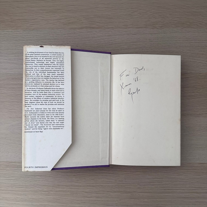 The New Industrial State | 4th Impression | John Kenneth