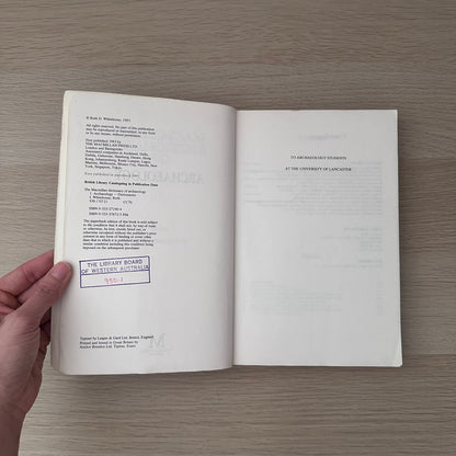 Macmillan Dictionary of Archaeology | Ex-Library