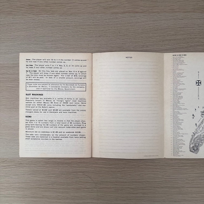 Guide to Macau | Vintage Tourist Travel Brochure Pamphlet | 1973