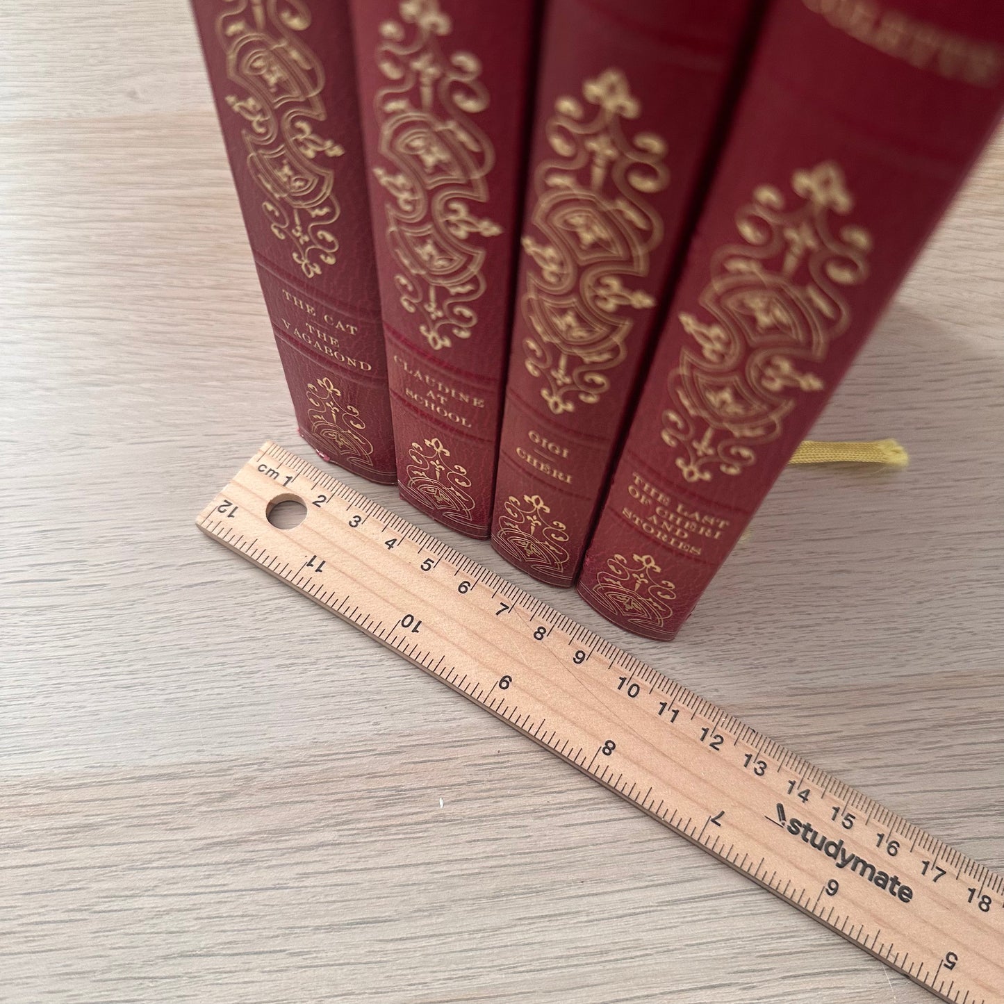 Colette Vintage Heron Editions | Set of 4 | Red Hardcovers | French Literature Classics