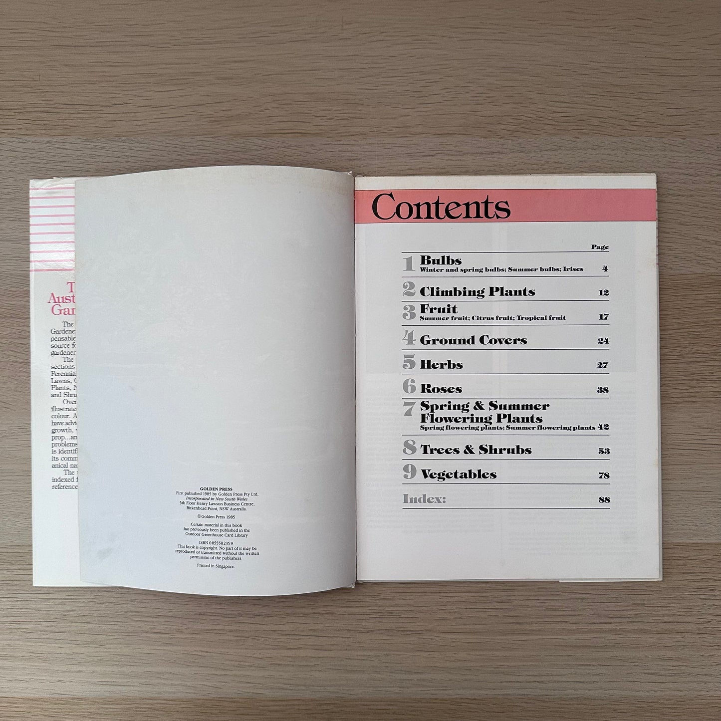 The Australian Gardener | 1985 | Golden Press