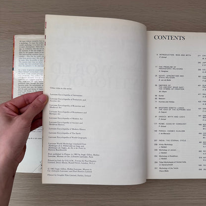 Larousse World Mythology | Hardcover | 1965 | Patricia Beardsworth