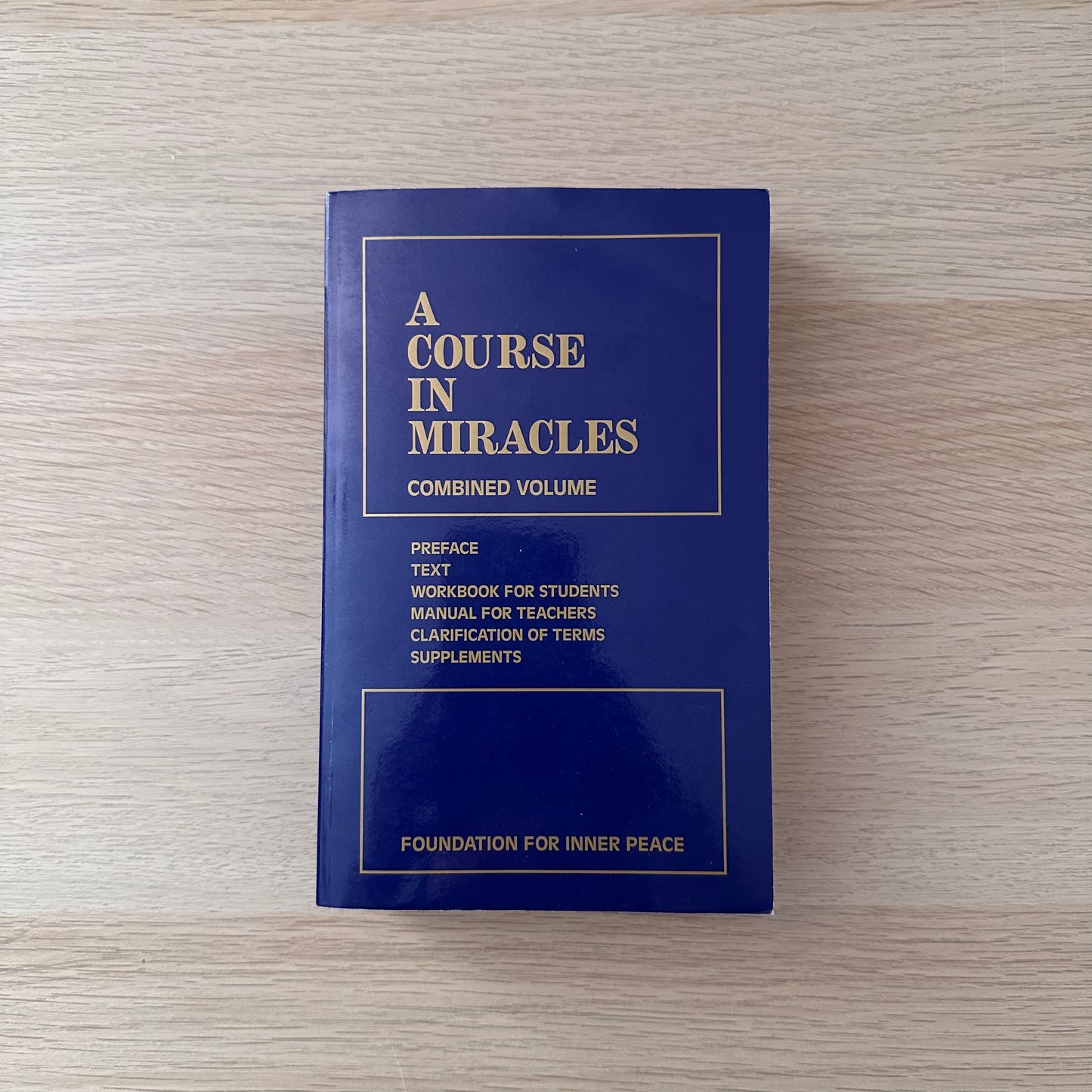 A Course in Miracles | Foundation for Inner Peace