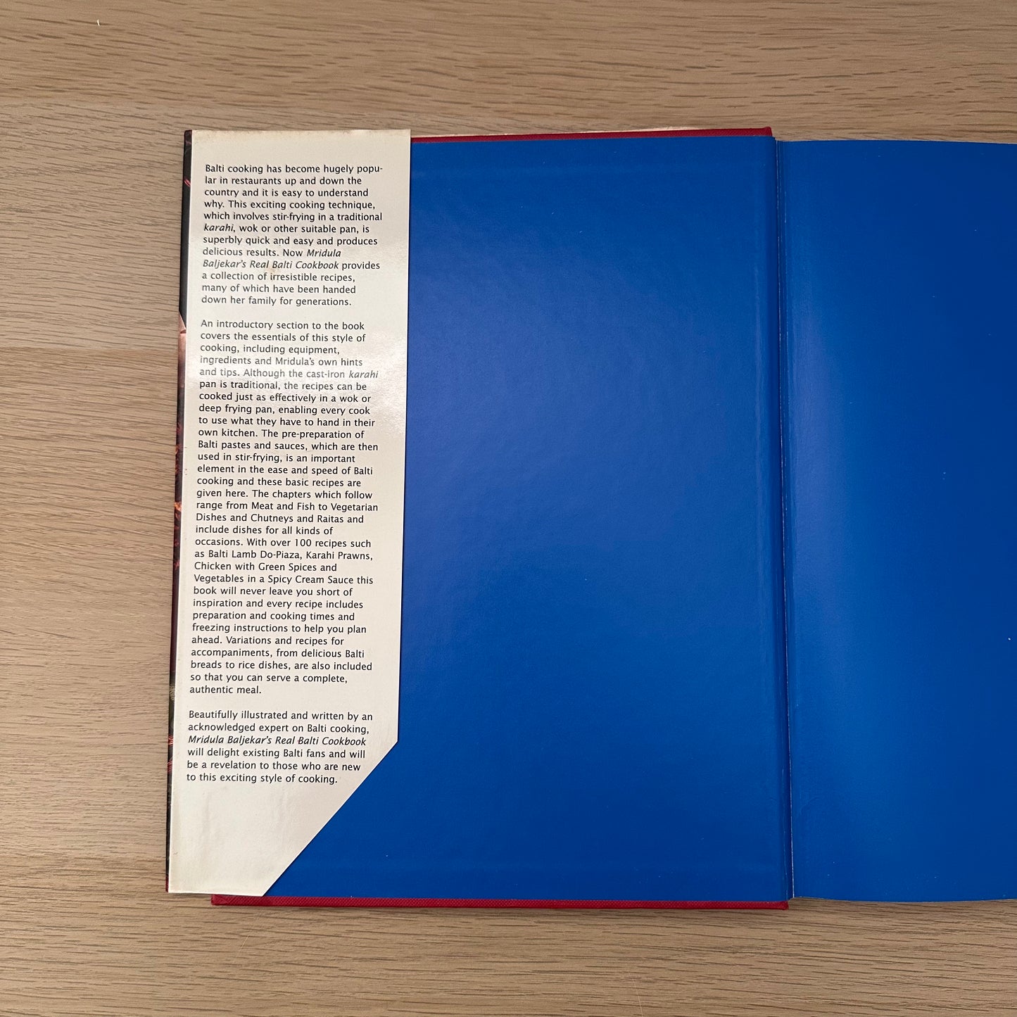 Real Balti Cookbook | 1996 | Mridula Baljekar