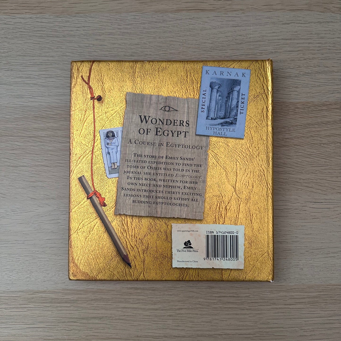 Wonders of Egypt: A Course in Egyptology | Hardcover | Emily Sands