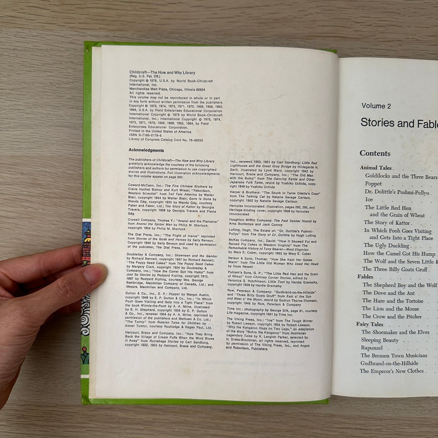 Stories and Fables | Volume 2 | 1979 | Childcraft