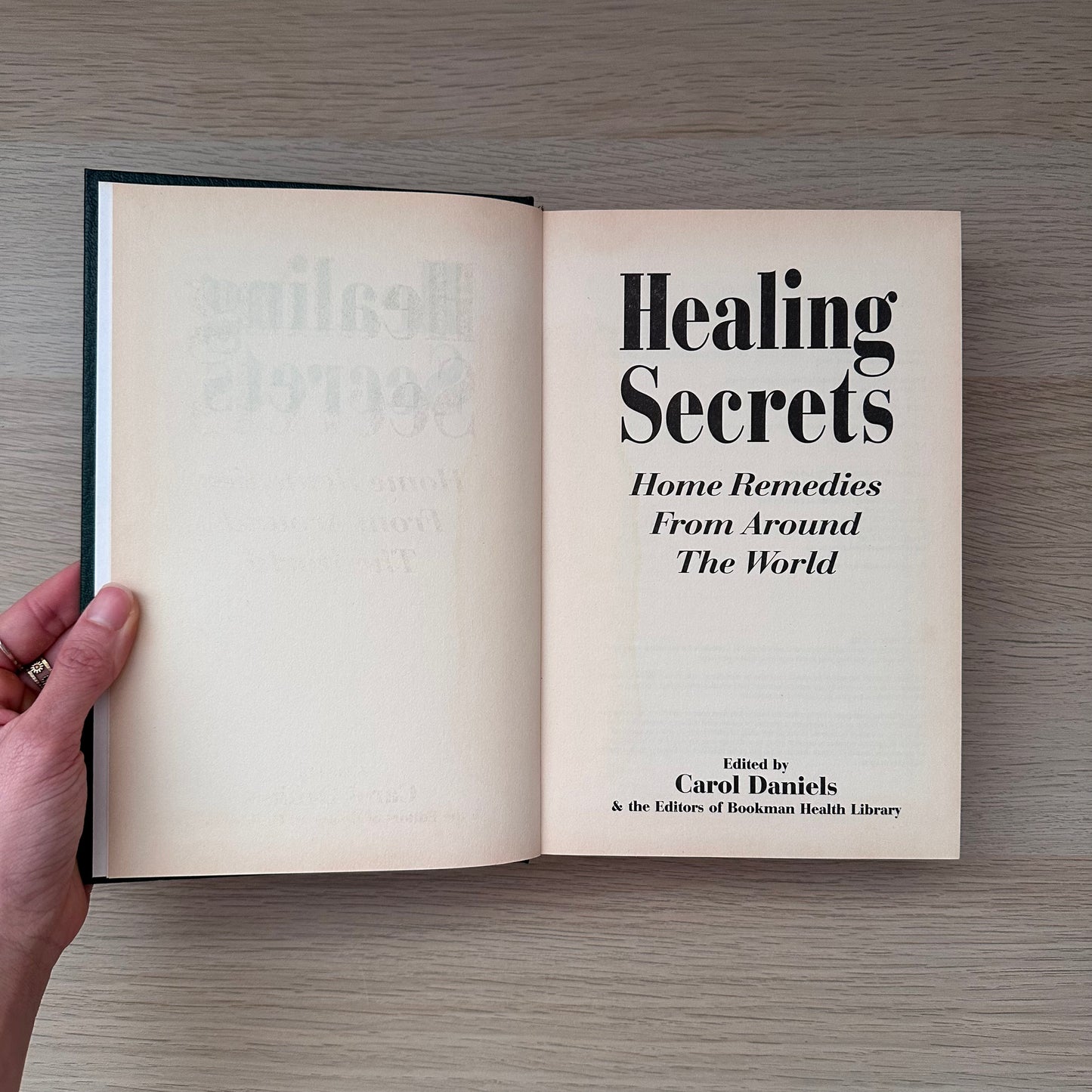 Healing Secrets | Hardcover | 1998 | Carol Daniels