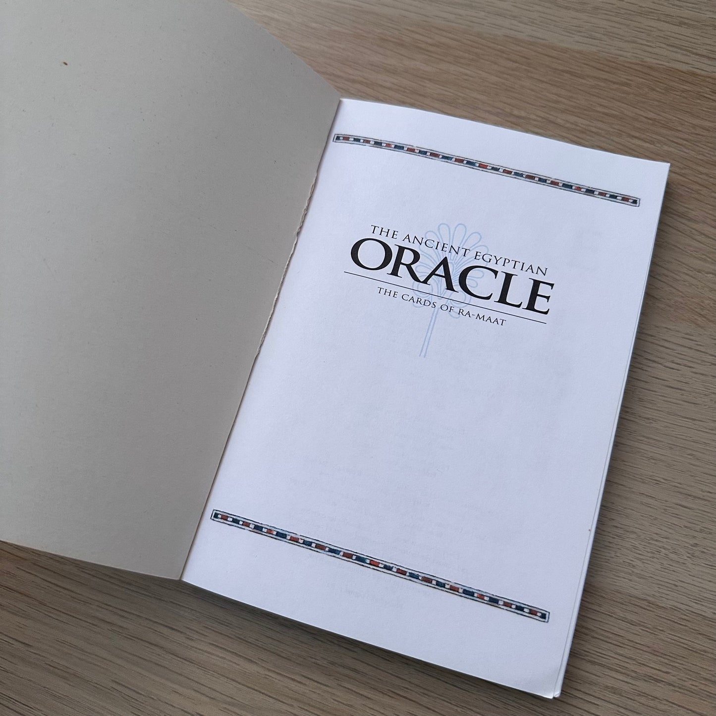 The Ancient Egyptian Oracle | 1998 | Norman Plaskett