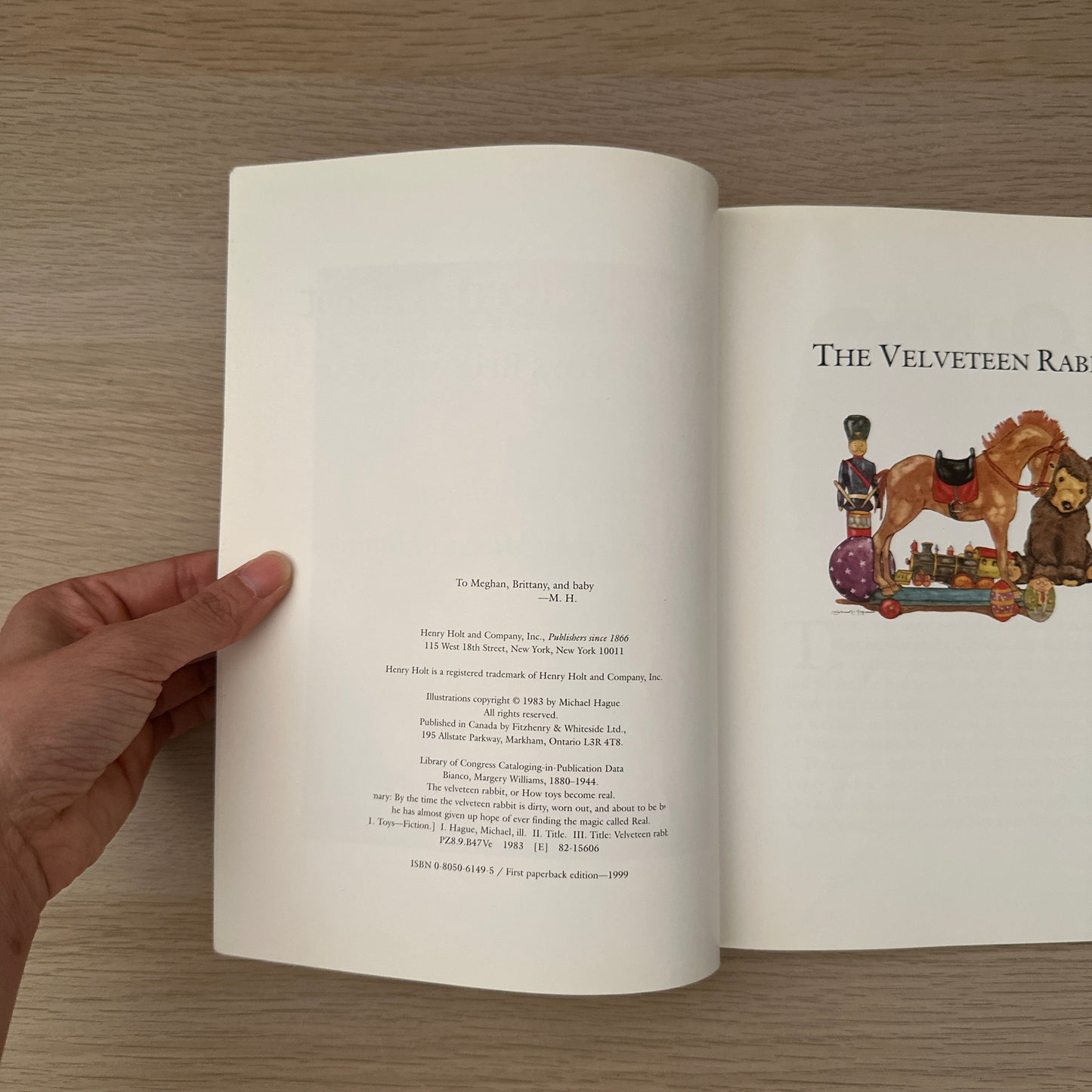 The Velveteen Rabbit | 1999 | Paperback | Margery Williams | Illustrated by Michael Hague