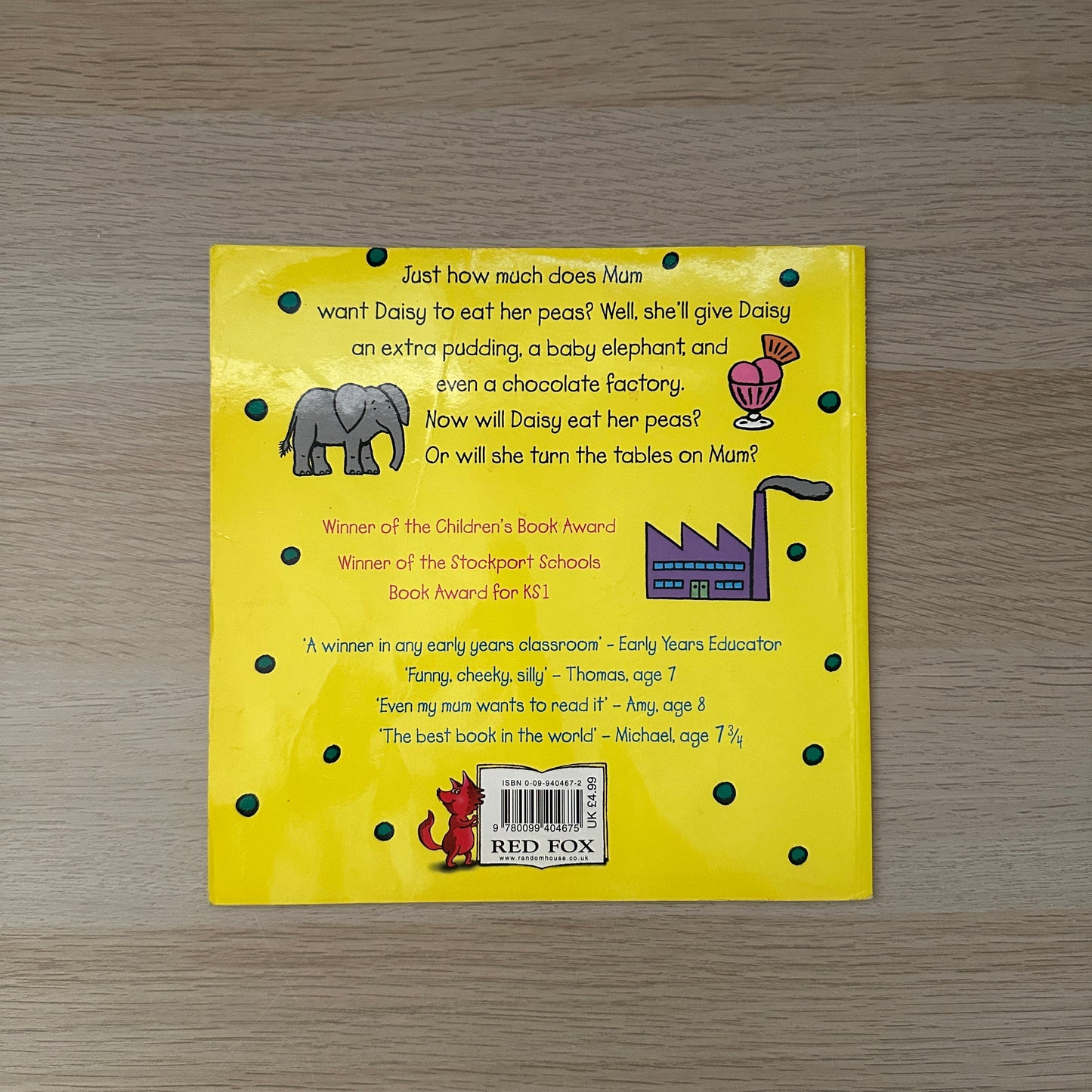 Eat Your Peas | 2001 | Paperback | Kes Gray & Nick Sharratt