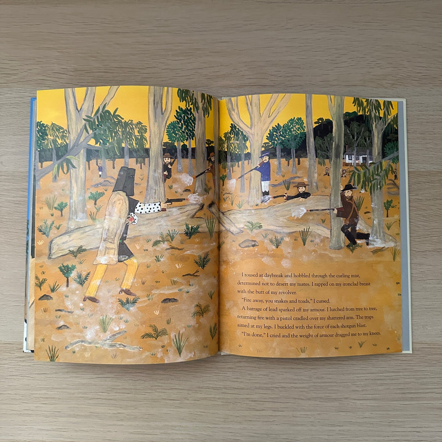 Ned Kelly and the Green Sash | Hardcover | Signed Copy | Mark Greenwood & Frane Lessac