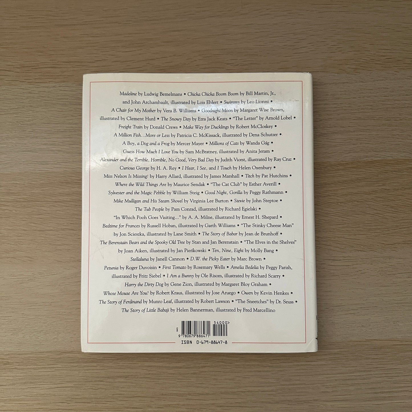 The 20th Century Children's Book Treasury | 1998 | Hardcover | Selected by Janet Schulman
