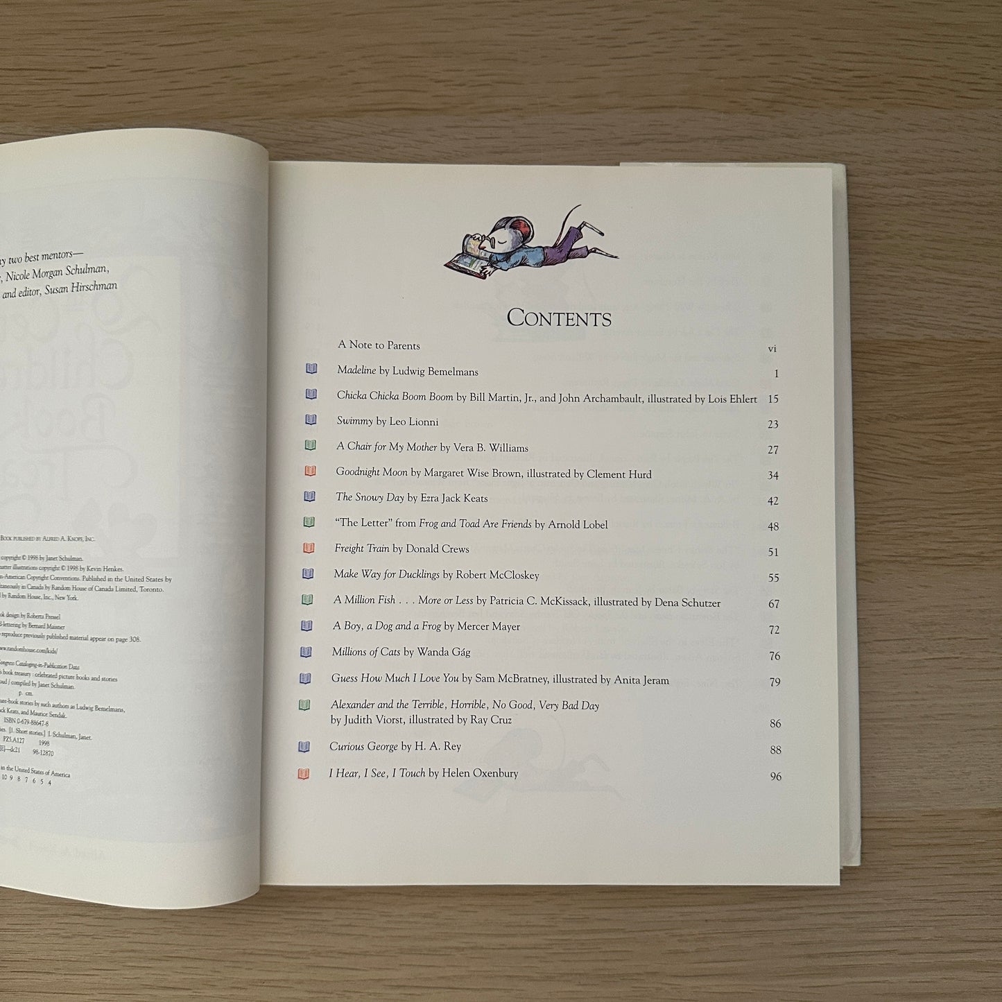 The 20th Century Children's Book Treasury | 1998 | Hardcover | Selected by Janet Schulman