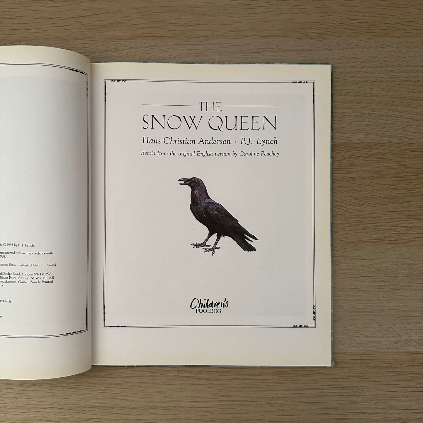 The Snow Queen | 1993 | Hardcover | Hans Christian Andersen & P.J. Lynch