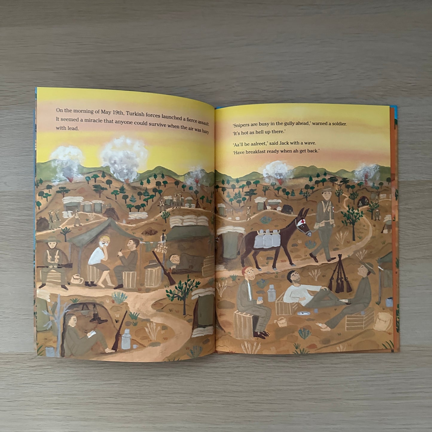 Simpson and His Donkey | 2008 | Hardcover | Signed Copy | Mark Greenwood & Frane Lessac