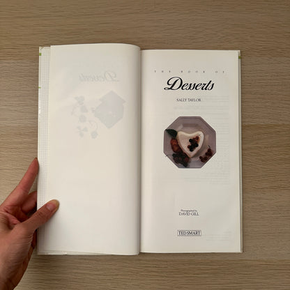 The Book of Dessserts | 1990 | Hardcover | Sally Taylor