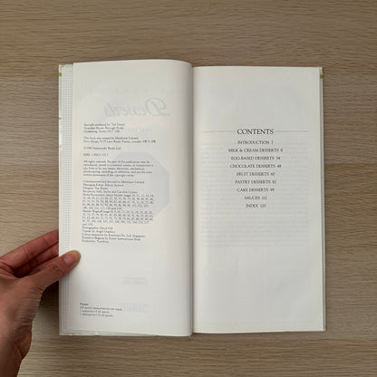 The Book of Dessserts | 1990 | Hardcover | Sally Taylor