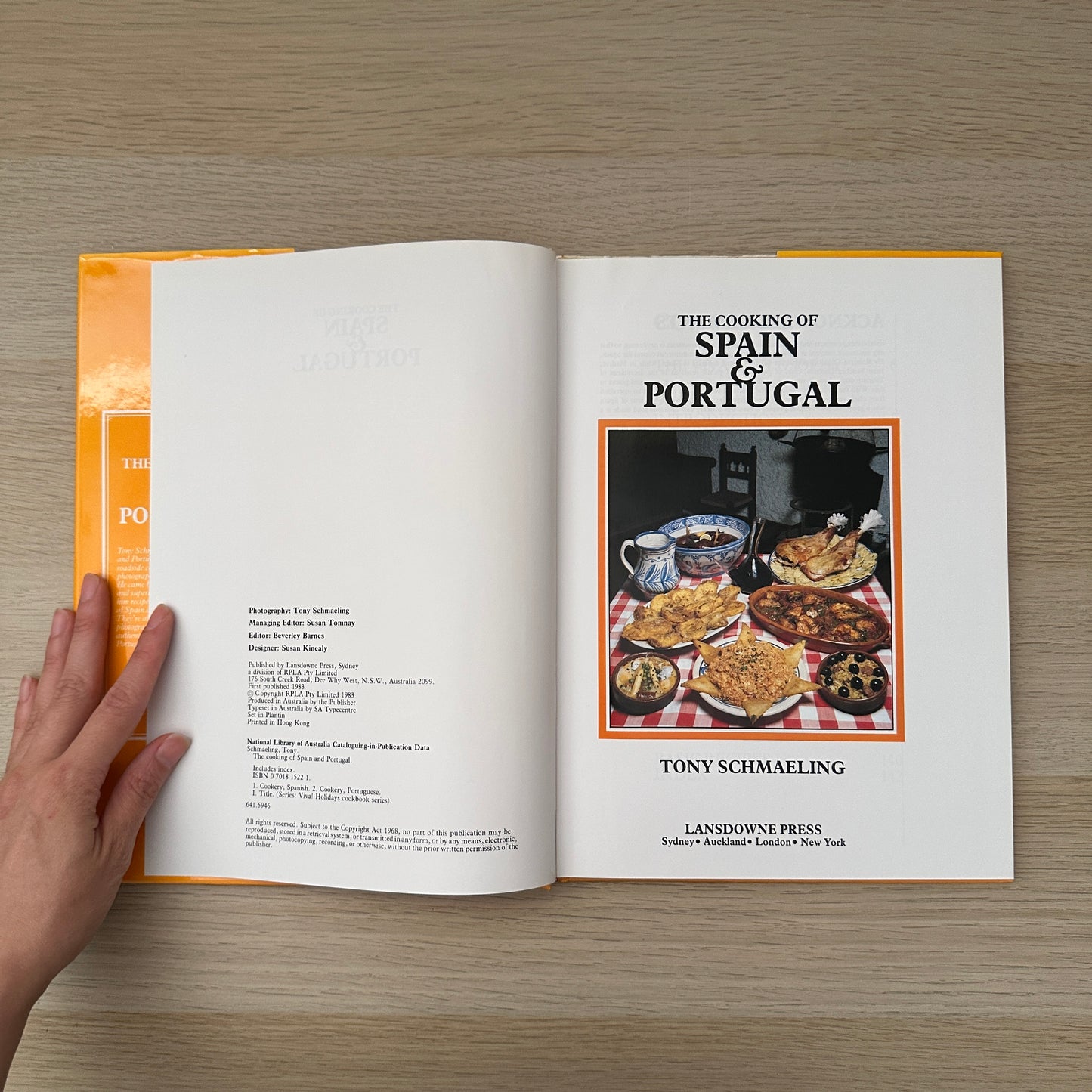 The Cooking of Spain & Portugal | 1983 | Hardcover | Tony Schmaeling