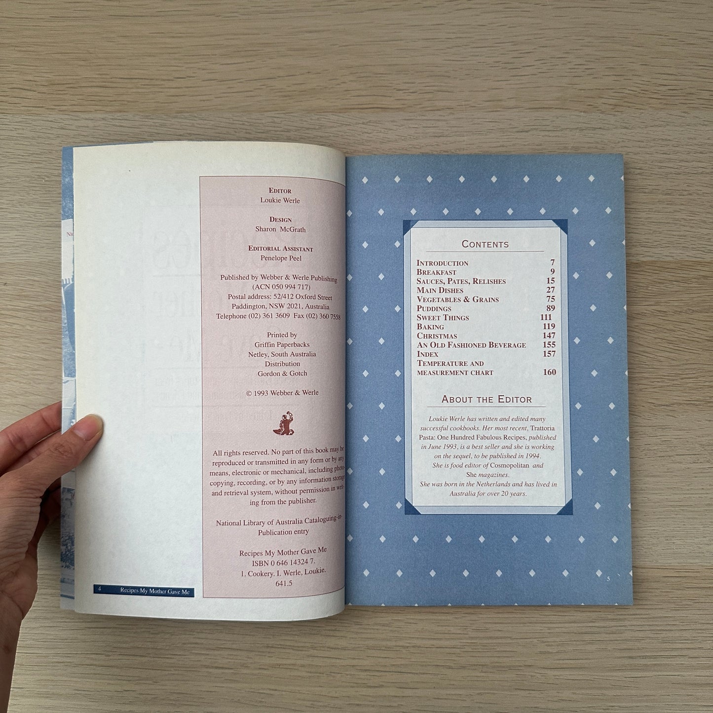 Recipes My Mother Gave Me | 1993 | Paperback | Loukie Werle
