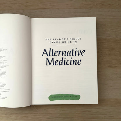 The Reader's Digest Family Guide to Alternative Medicine | 1992 | Hardcover | Reader's Digest